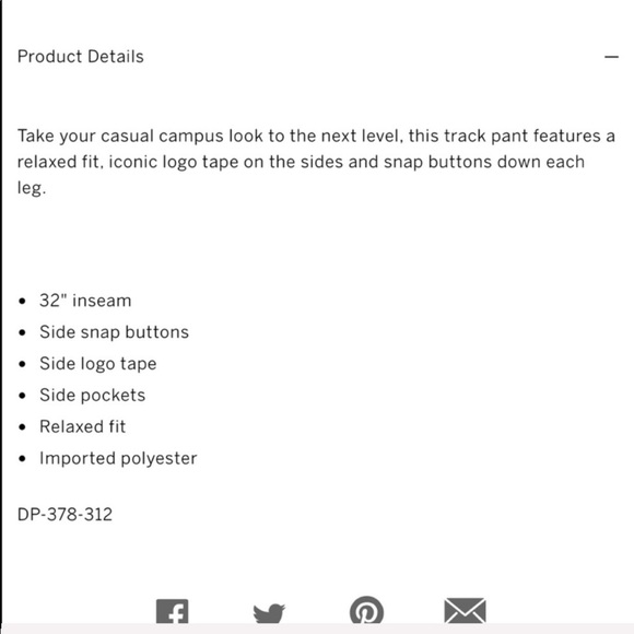 VS PINK OPEN LEG BOYFRIEND FIT TRACK PANTS GREY SM - Picture 4 of 4